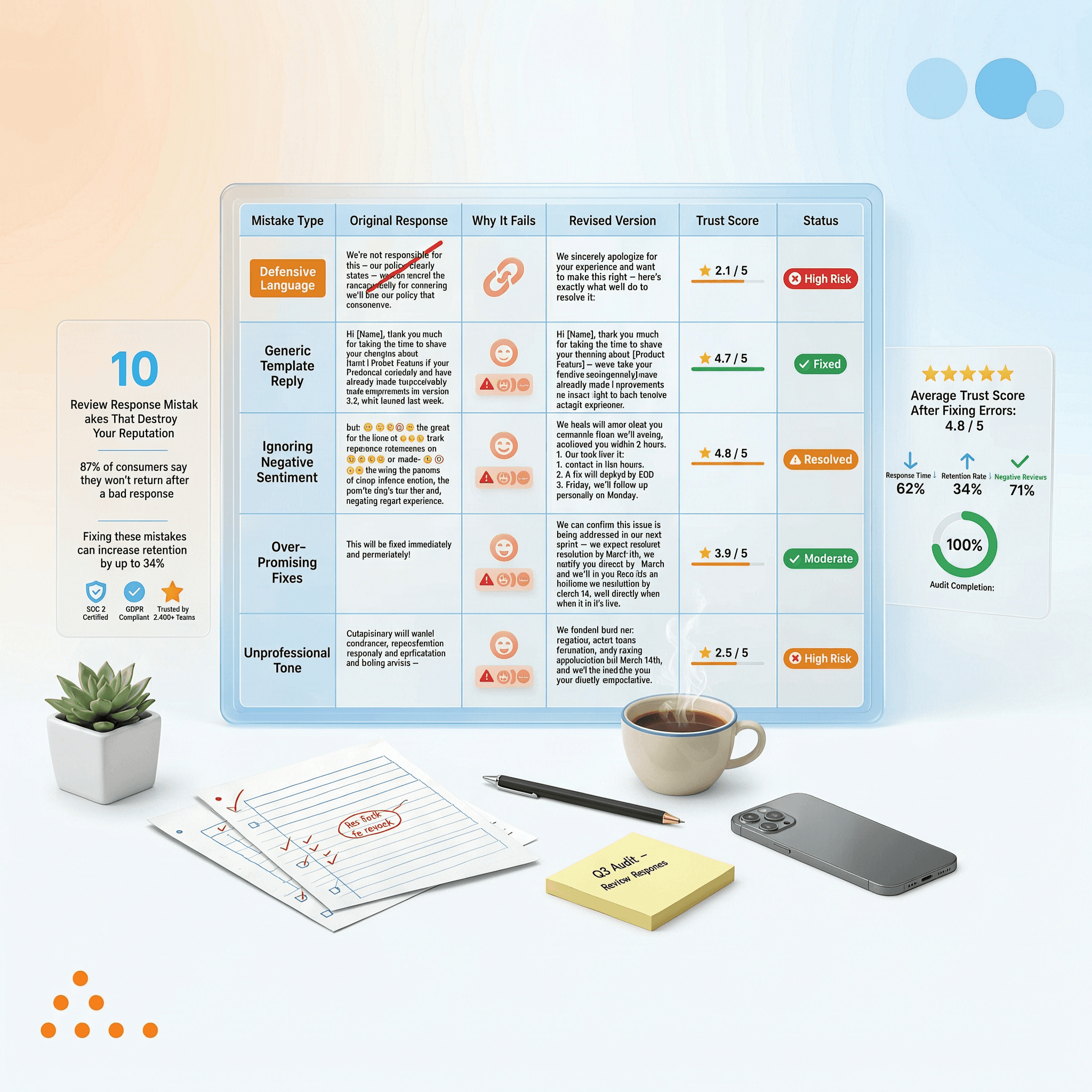 10 Review Response Mistakes That Destroy Your Reputation