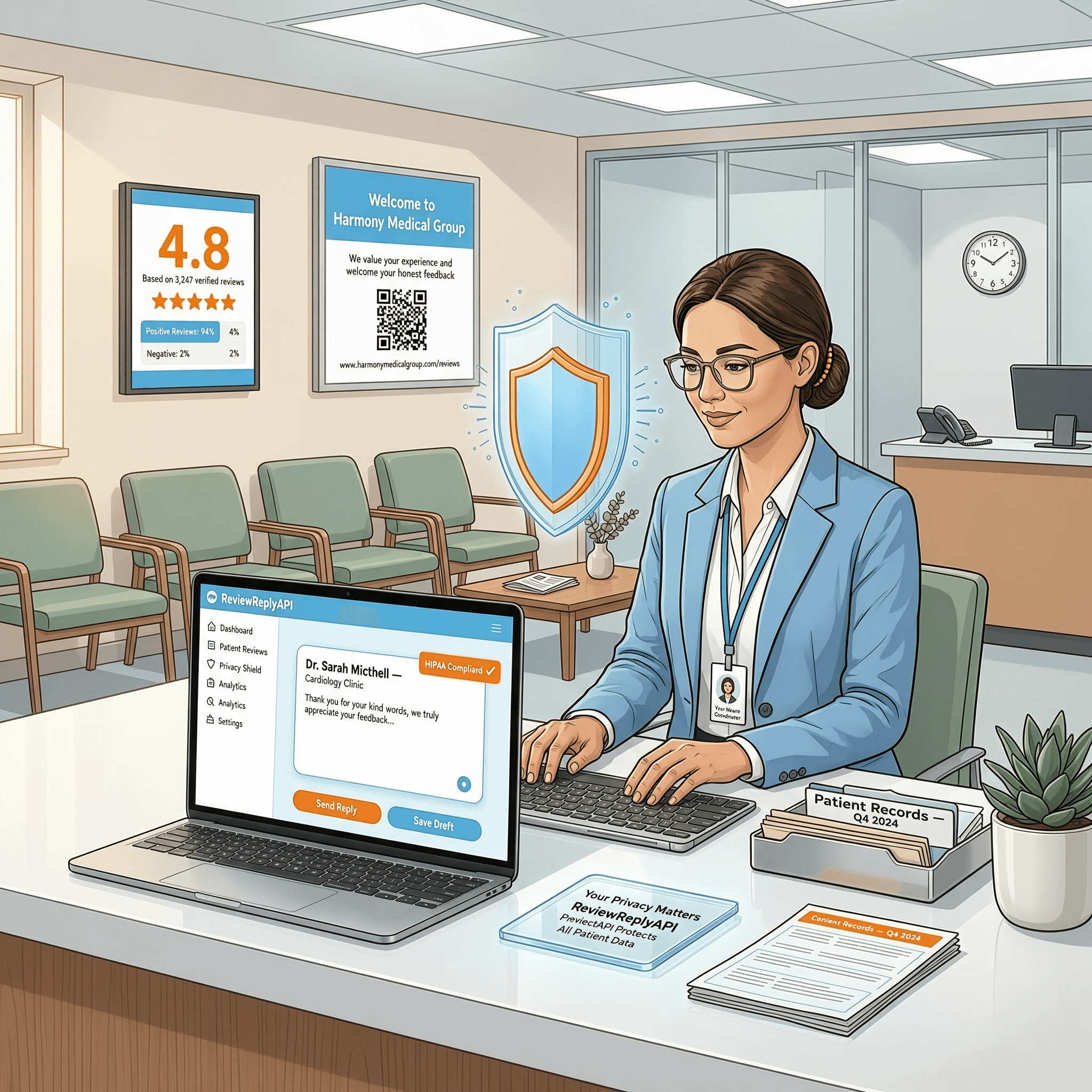 Medical Clinic Review Management: HIPAA-Compliant Guide
